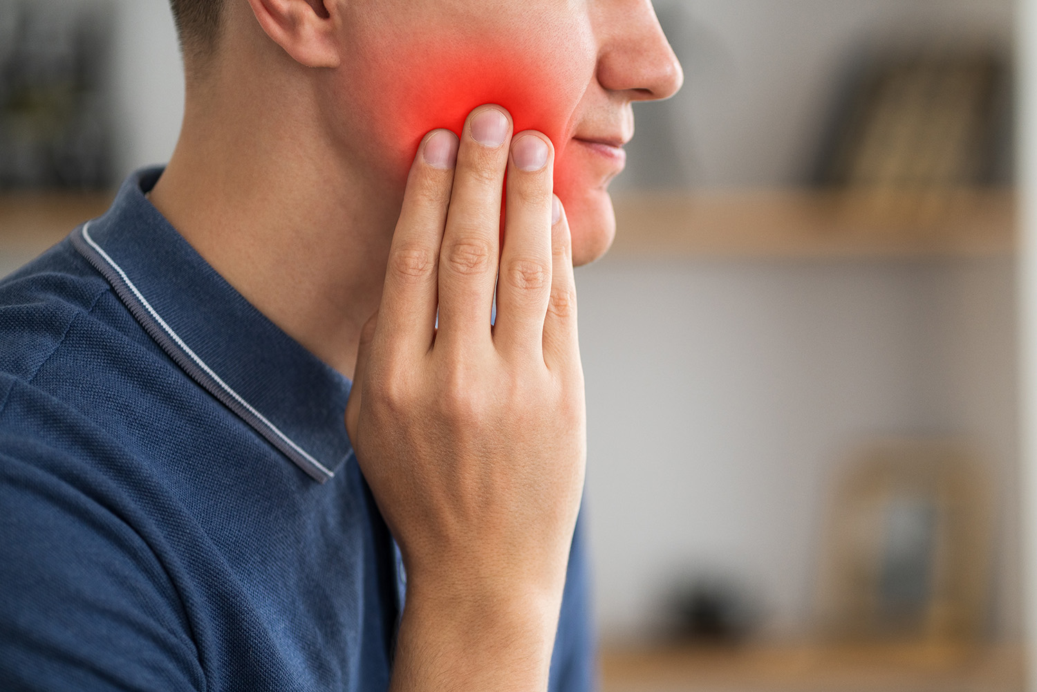 Inflammation in the oral cavity, periodontitis, oral injuries, aphthae