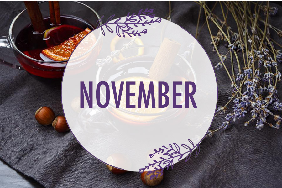 November v Levanduľovom údolí