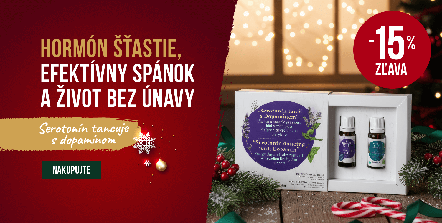 Serotonín tancuje s Dopamínom - Vitalita a energia cez deň, kľud a pokoj v noci