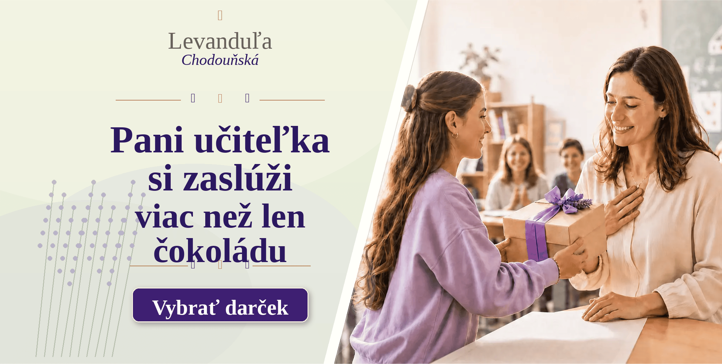 Dárek pre paní učiteľky