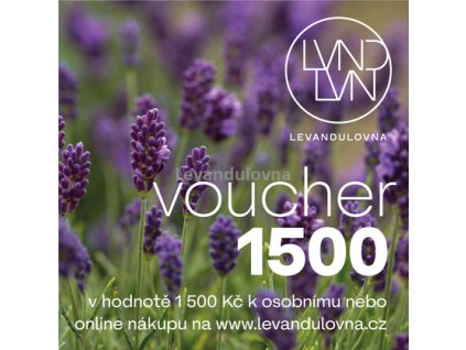 Levandulovna voucher 1500