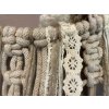 Lapač snů bambusový s květinami a MACRAME