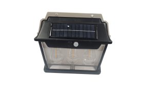 Solární interaktivní nástěnná lampa se 3 žárovkami