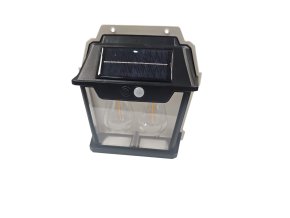Solární interaktivní nástěnná lampa se 2 žárovkami