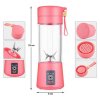 5868 9 prenosny usb smoothie maker ruzova