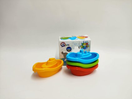 Lodičky do vody 4ks plast 11cm v krabičce 12x9,5x6cm 12m+