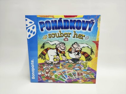 Pohádkový soubor 9 her společenská hra v krabici 32x37x7cm