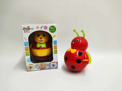Kývající se včelka roly poly 17cm se zvukem