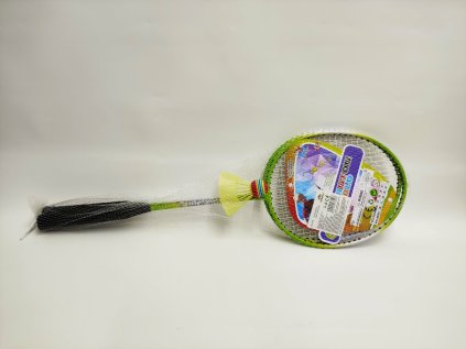 Badminton 2 pálky 66cm  kov + košíček