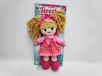 Panenka Terezka 30cm česky mluvící, hadrová