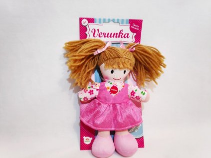 Panenka Verunka hadrová 20cm česky mluvící 0+