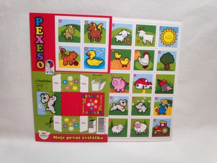 Pexeso papírové Moje první zvířátka