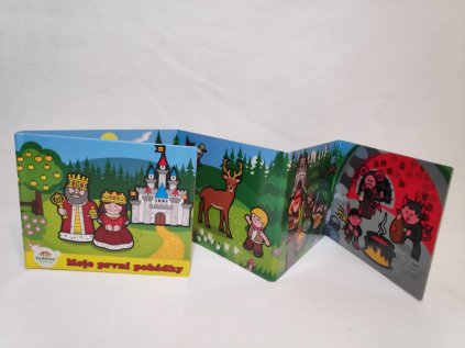 Knížka Leporelo Moje první pohádky 13,5x11x1,5cm