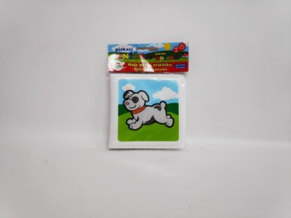 Knížka pískací Moje první zvířátka 13x12,5cm 0+