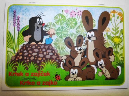 Omalovánky Krtek a zajíček A5