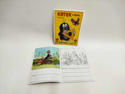 Omalovánky Krtek a škola A5