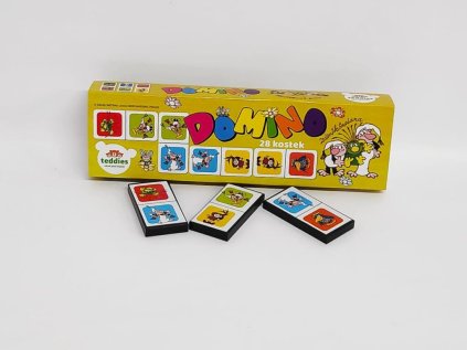 Domino Pojď s námi do pohádky 28ks v krabičce 21x6x3cm