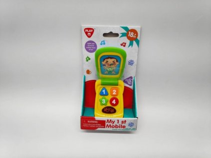 Mobil 14cm měnící obrázek se světlem, zvukem plast na baterie v krabičce 18m+