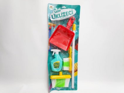 Uklízecí sada- ulízečka 4ks plast na kartě 21x57cm
