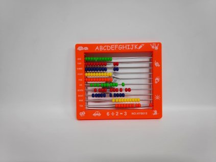 Počítadlo kuličkové plast 19x16cm