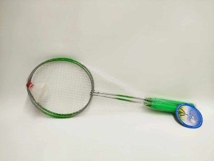 Badminton sada 2 pálky kov 64cm + míček