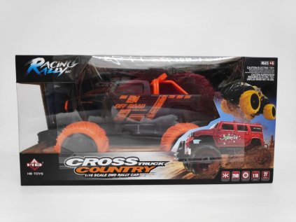 Auto RC buggy 27cm 27MHz na baterie+dobíjecí pack plast, v krabici 36x18,5x19cm