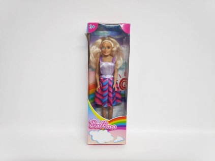 Panenka nekloubová plast 30 cm v krabici 11x33x4,5cm 4 barvy