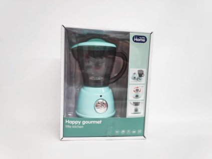 Mixér kuchyňský 13x20cm plast se světlem, zvukem na baterie v krabici 18m+