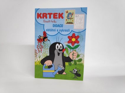 Omalovánky Krtek Didaco A5 Obtáhni a vykresli 21x14,8cm