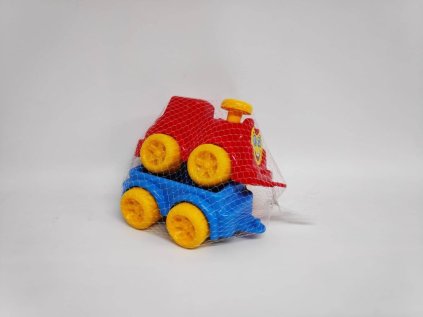 Vláček s vagónem 41cm plast 12m+