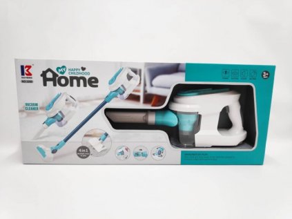 Vysavač plast 18cm na baterie se světlem, zvukem v krabici 54x23x9cm