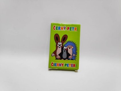 Černý Petr Krtek společenská hra - karty v papírové krabičce 6x9cm