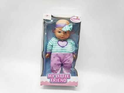 Panenka miminko 30cm měkké tělo v krabici 17x33x10cm