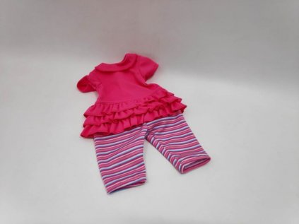 Obleček/Šaty 29 cm pro panenky v sáčku