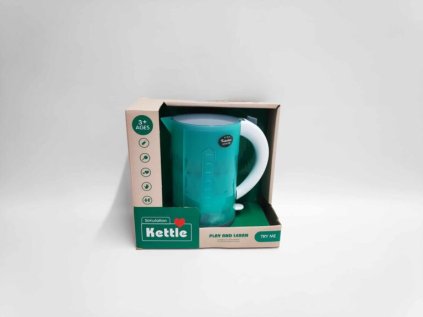 Konvice rychlovarná 15x16cm se světlem, zvukem na baterie v krabici 21x20x11cm