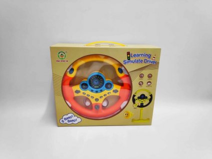 Volant průměr 25cm na baterie se zvukem se světlem EN mluvící v krabici 36x30x10cm