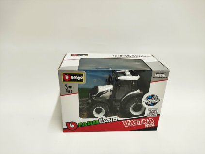 Traktor Bburago kov/plast 16cm v krabičce 21x11x8cm 3 druhy