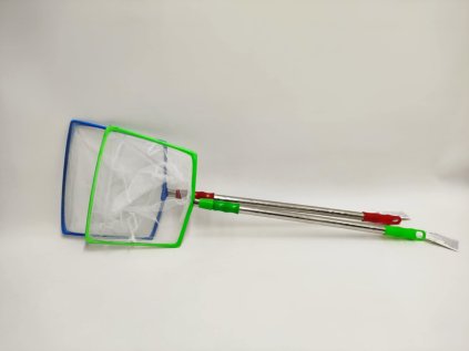 Síťka na hmyz teleskopická kov/plast 67cm, 21x18cm