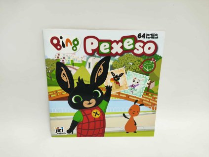 Pexeso v sešitu 64ks Králíček Bing 21,5x21,5cm