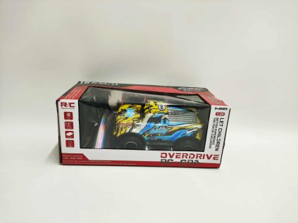 Auto RC Pick-up terénní 27MHz plast 17cm dobíjecí pack+baterie v krabici 26x11x13cm