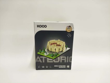 Stavebnice mini KOCO Koloseum plast 505ks v krabici 13x17x7cm
