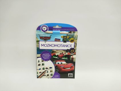 Mozkomotanice s tužkou Auta/Cars 15x21cm