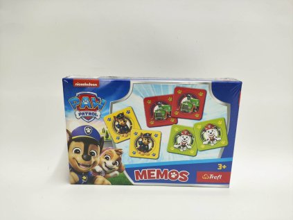 Pexeso papírové Paw Patrol/Tlapková patrola společenská hra 30 kusů v krabici 21x14x4cm