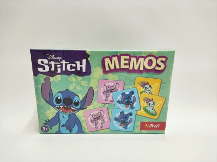 Pexeso papírové Lilo & Stitch společenská hra 30 kusů v krabici 21x14x4cm