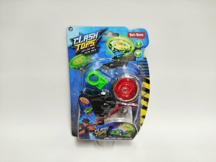 Gyroskop mechanický kov/plast 5cm na baterie se světlem mix barev na kartě