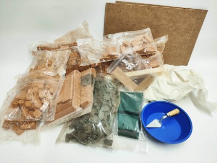 Stavebnice Teifoc Kreativ box II  850ks v kracivi  40x30x18cm v krabici