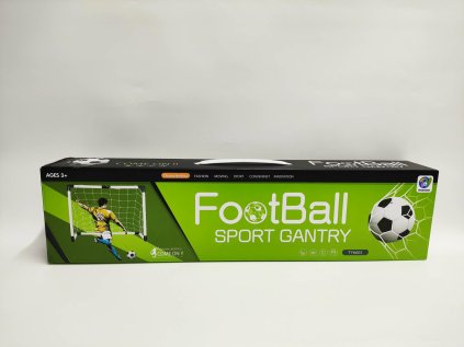 Fotbalová branka 70x56x37cm s míčkem a pumpičkou v krabici 51x13x7,5cm