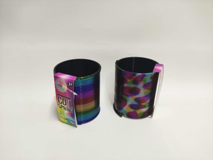 Spirála/pružina barevná plast průměr 8,5cm