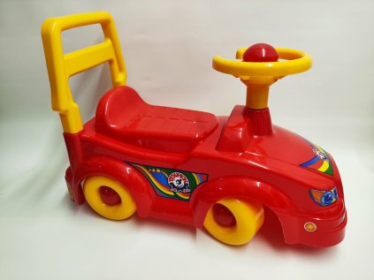 Odrážedlo auto plast 25x57x36cm 2 barvy v sáčku od 12 do 35 měsíců