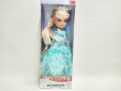 Panenka princezna ledová/zimní plast 38cm v krabici 15x40x8,5cm